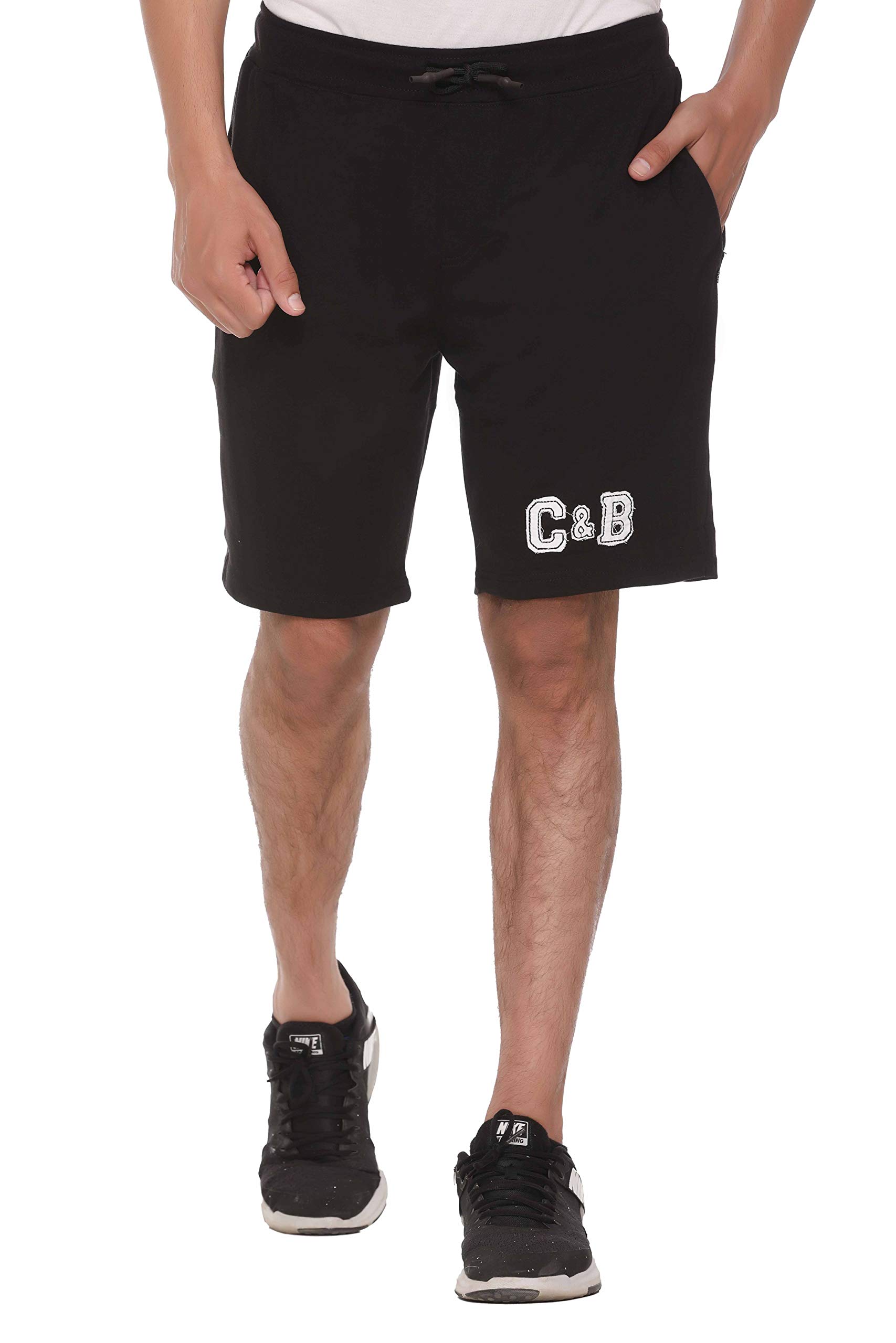 colors & blends Men's Cotton Solid Shorts-picture-50