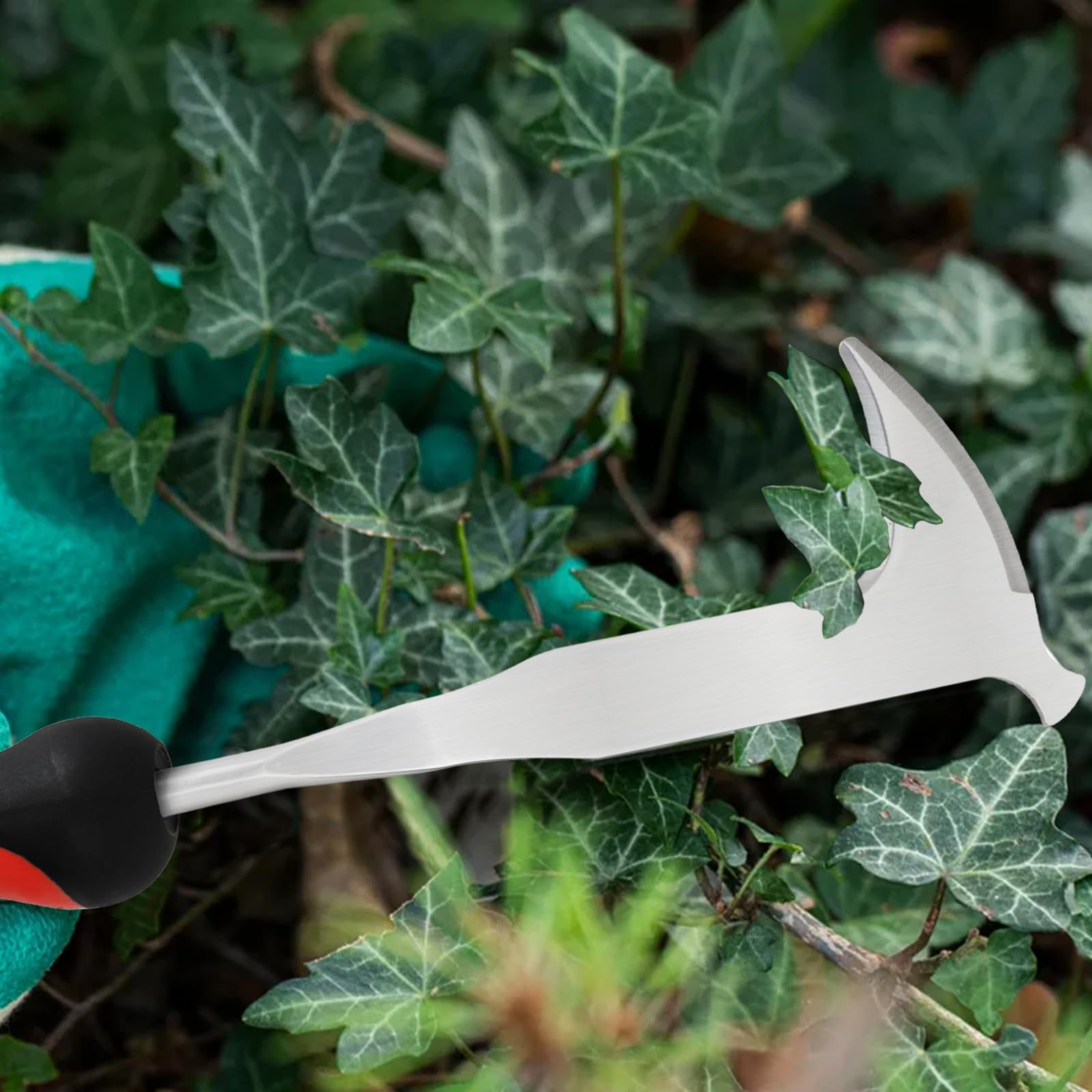 Truelle de jardin avec poignée en caoutchouc souple et antidérapante pour transplanter