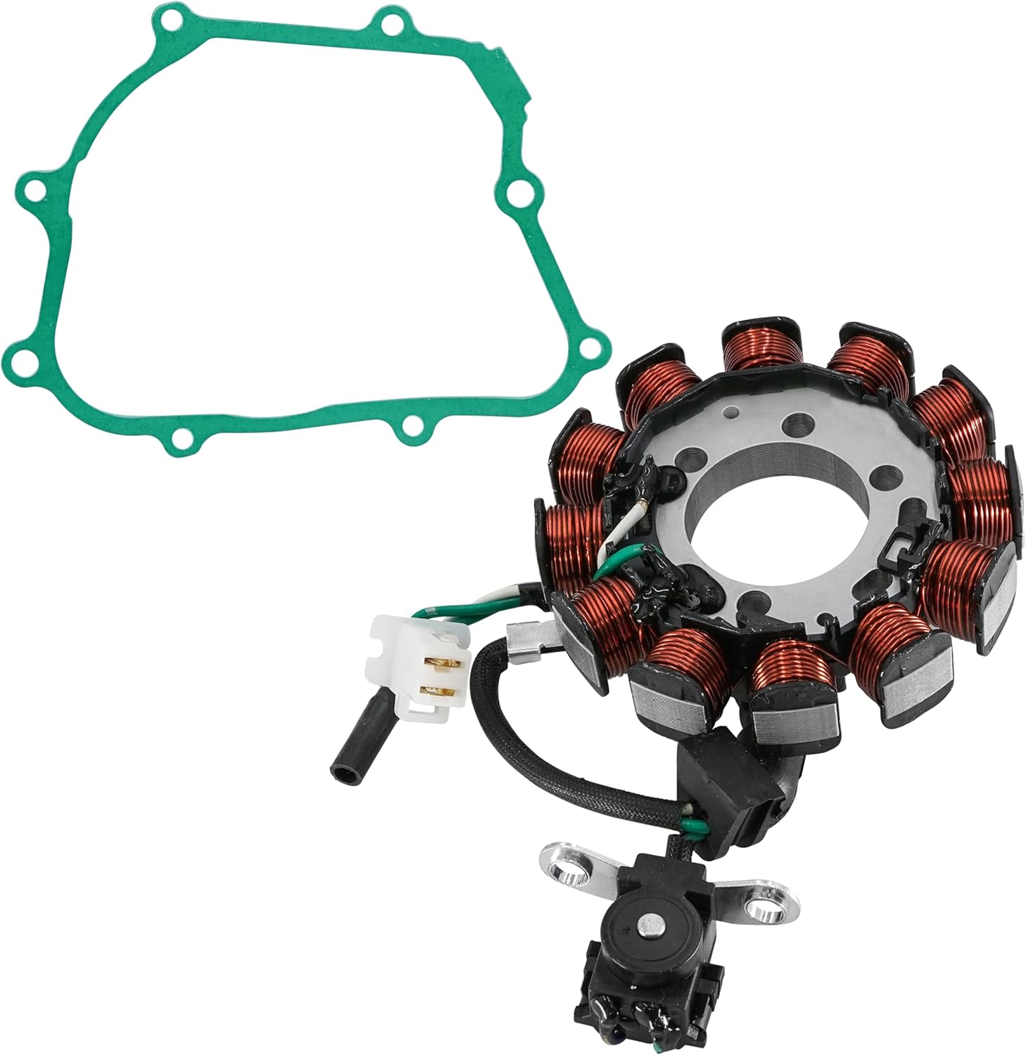 Caltric Generator Stator & Gasket Compatible with Honda CRF110F 2013-2018 31120-KYK-911