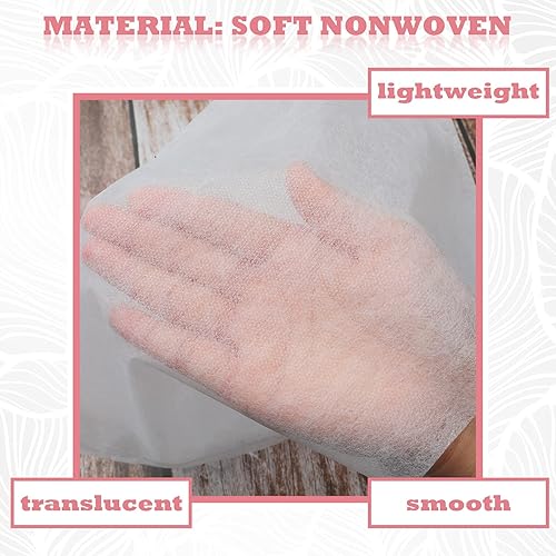 Miniatura 7 de Tegeme 50 piezas de protector de maquillaje facial con capucha desechable, máscara cosmética de belleza y ropa, protector de vestido para mujeres