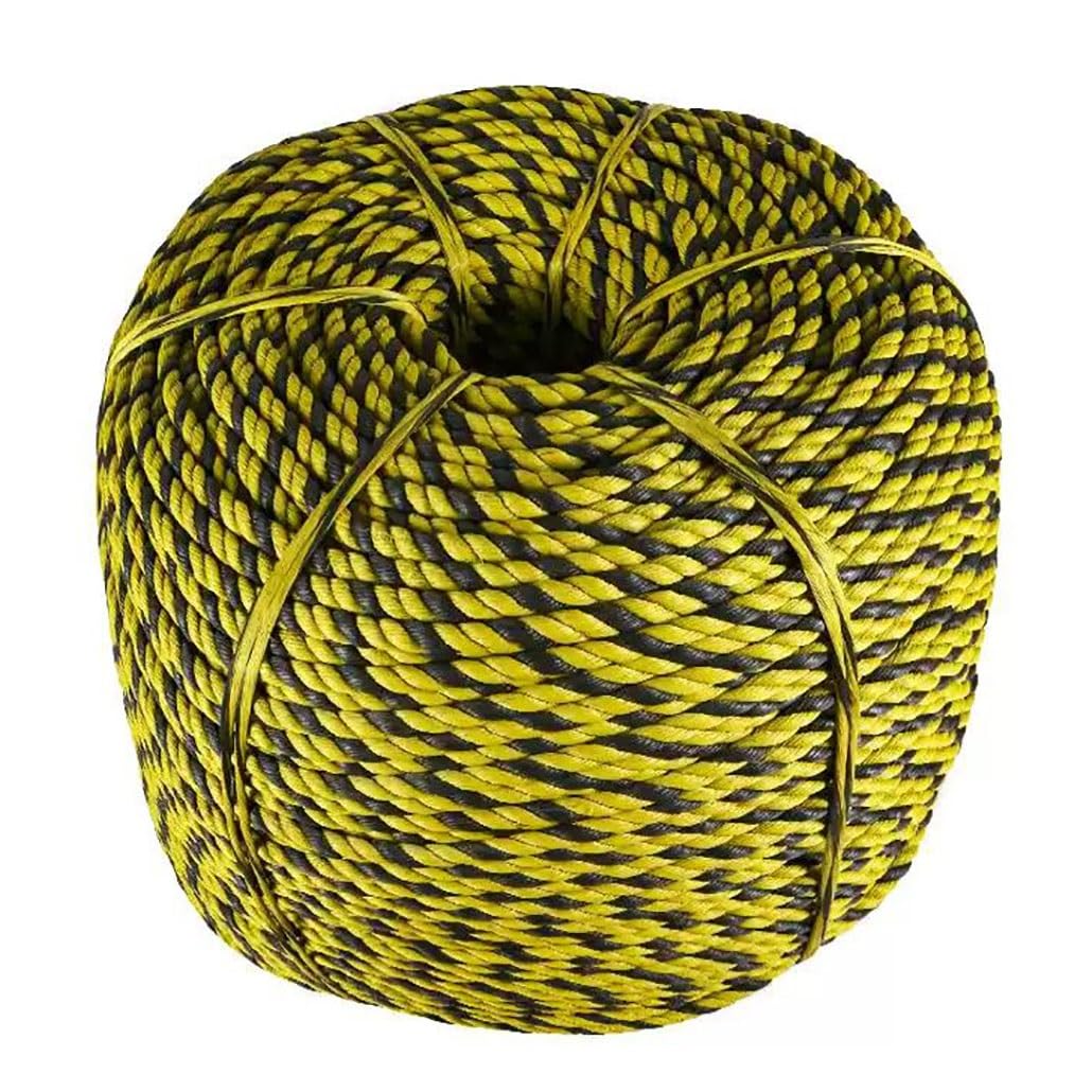 Corde de gréement Arbt Robuste, 3/8 Pouce x 164 Pieds - Polypropylène imperméable, Convient pour la Navigation de Plaisance, Le ligaturage, Le Camping et Les projets de Bricolage - Couleur d