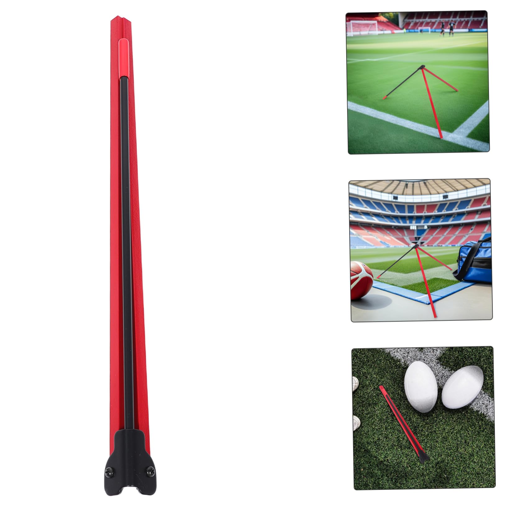 UPKOCH Profi Fußball Kicking Tee aus Metall Verstellbar und rutschfest für Fußballtraining im Freien als Fussball Fest Deko und Wm Feier Deko