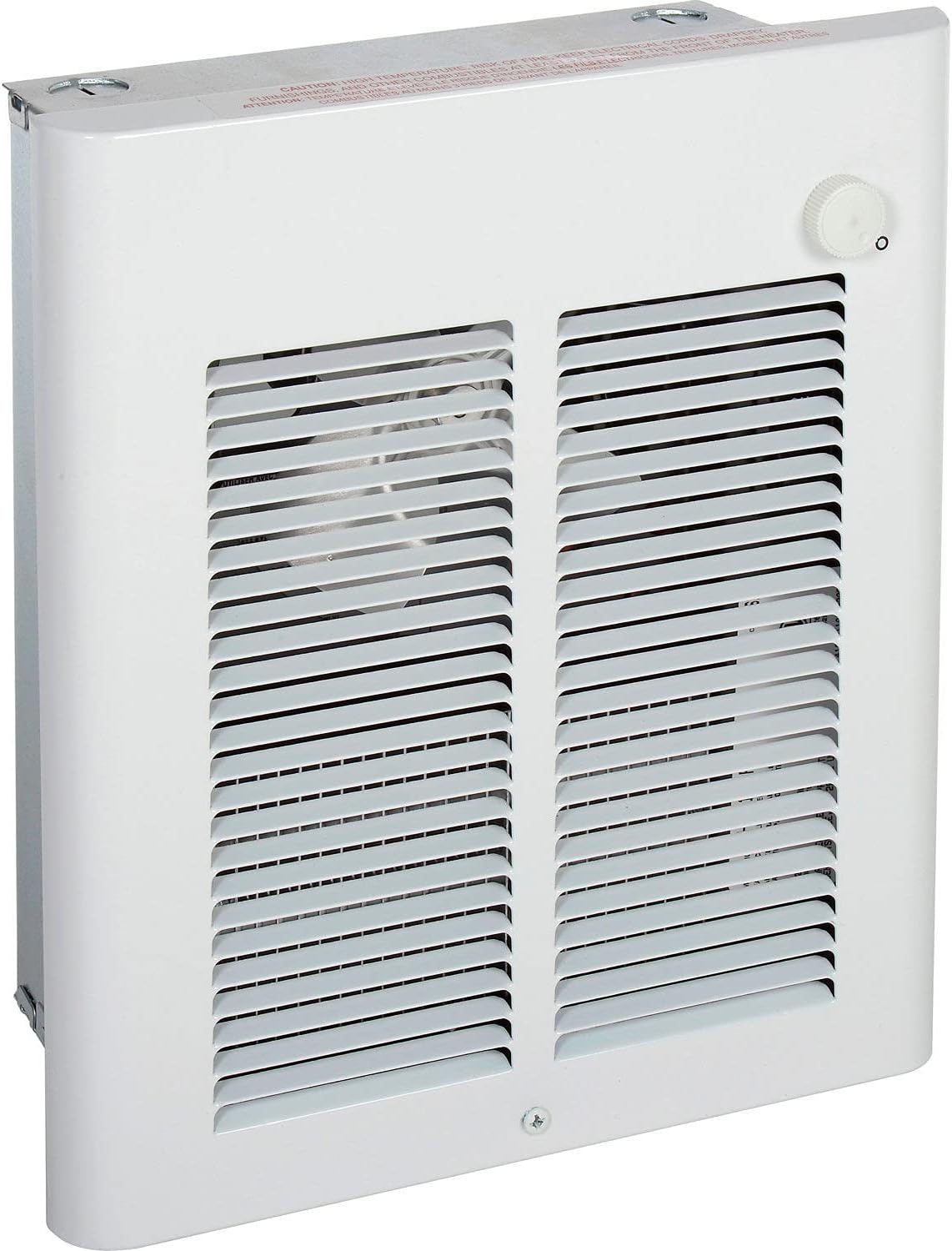 Berko Small Room Fan-Forced Wall Heater, 1500W, 120V