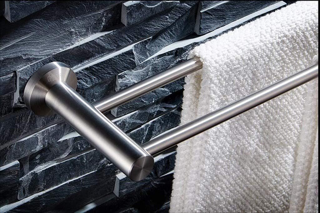 タオルバー タオル掛け ダブルタオル掛け バスルーム 60cm