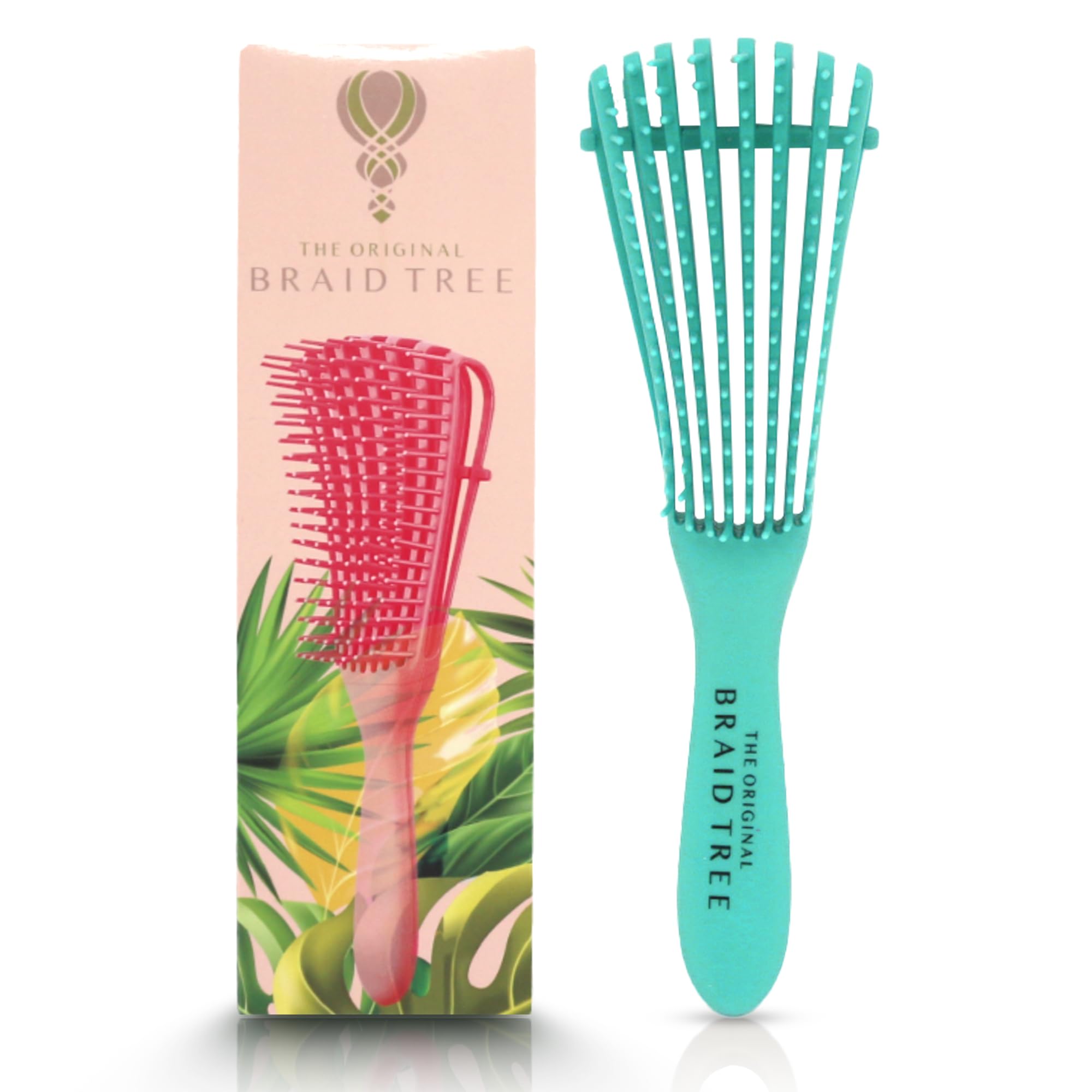 The OG Detangle Hairbrush for Afro & Curly Hair, Detangle Wet & Dry Hair, Blow Dry Brush, Curl Defining Brush