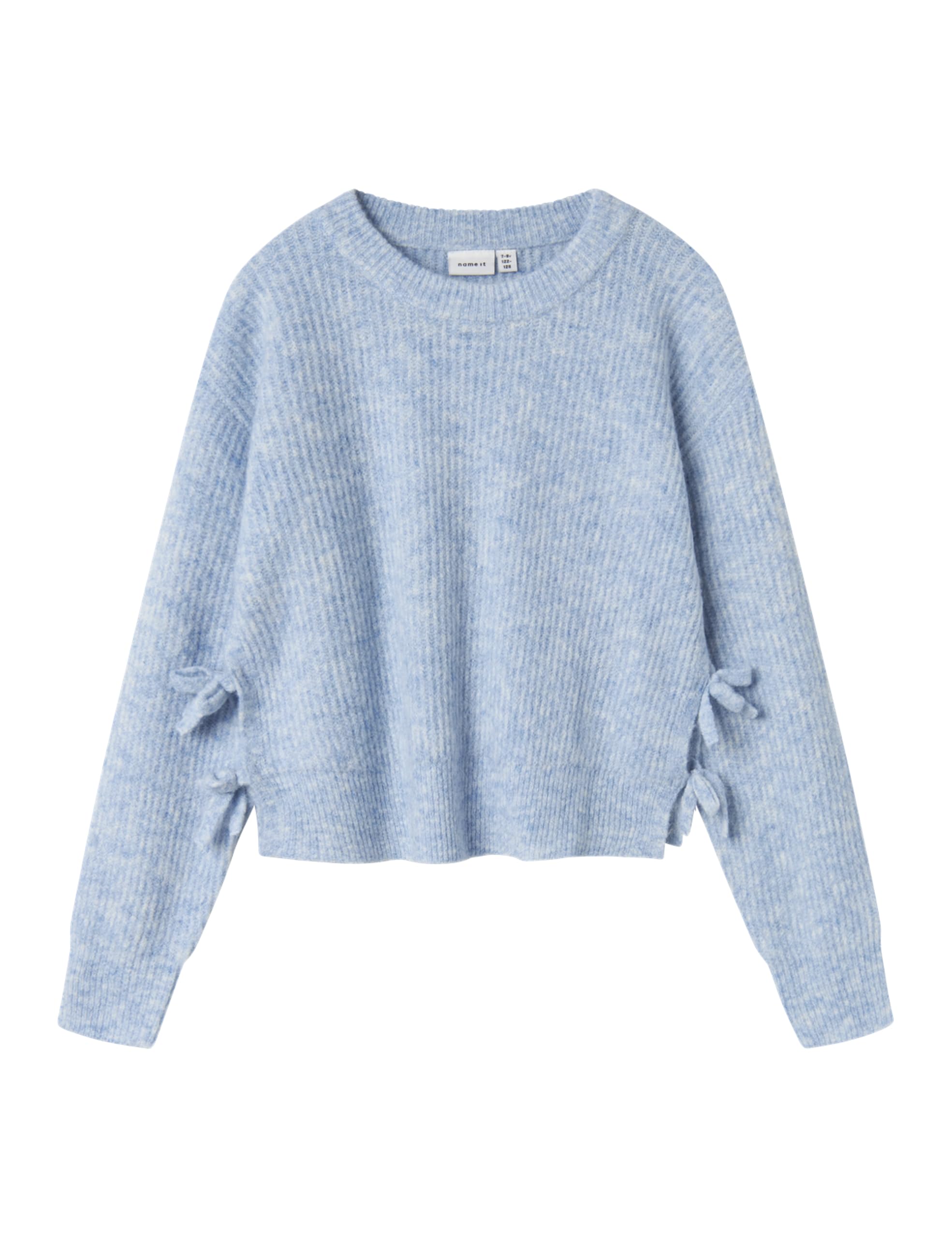 NAME IT Mädchen Nkflinnea Ls Loose Short Knit Nkflinnea Ls Loose Short Knit (1er Pack)