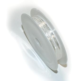 .9999 Pure Silver Wire Soft Temper All Sizes and Lengths 38 AWG 0.1 mm, 5 Feet