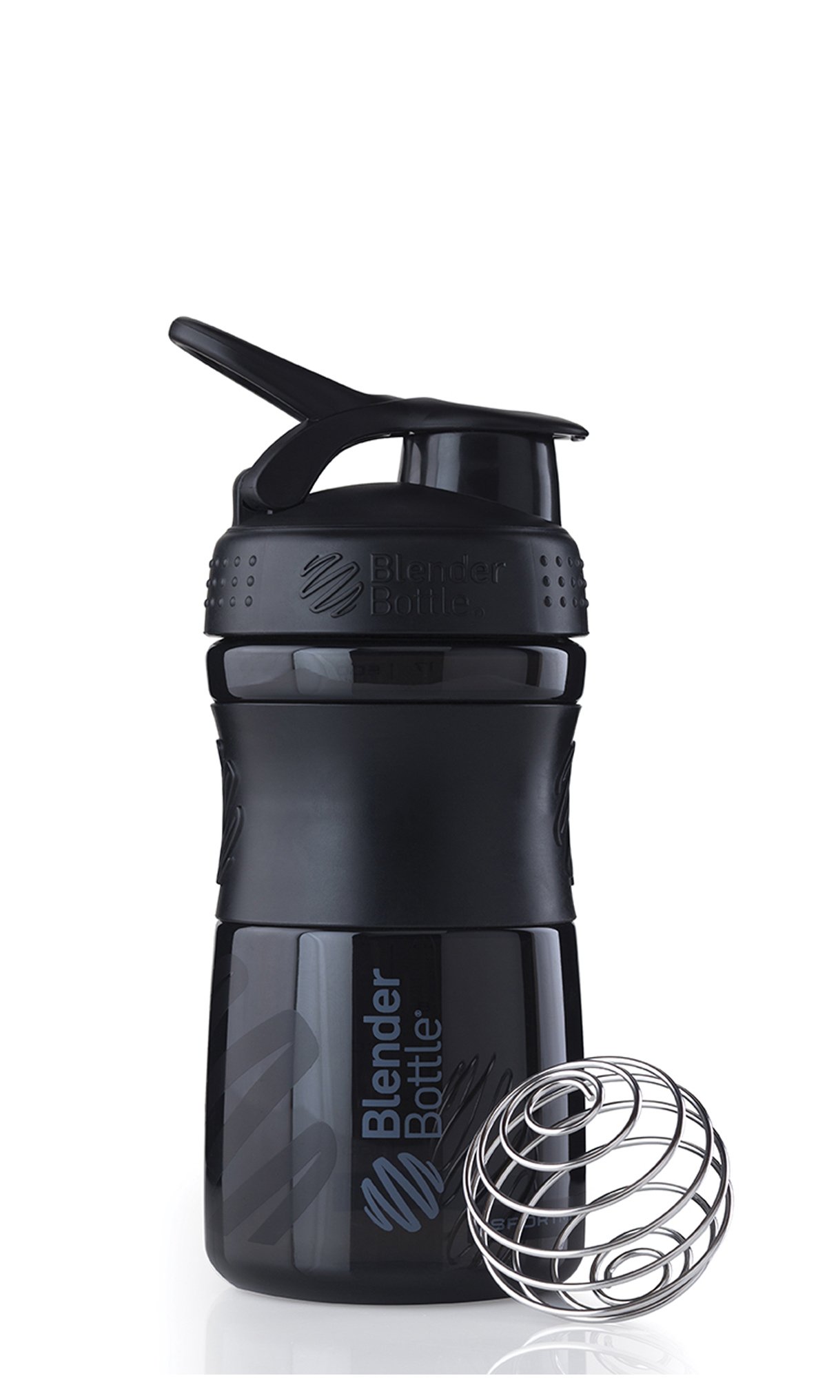 BlenderBottle Sportmixer Botella de Agua | Botella mezcladora de Batidos de proteínas | con batidor Blenderball | Libre de BPA | Tritan - 1