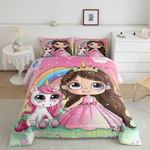 Miniatura 33 de Manfei - Juego de edredón tamaño Queen con lindos diseños de margaritas, edredón alternativo de plumón estilo retro de los 70 para adultos, Multi