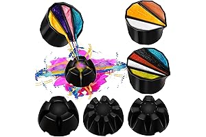 6 Piece Split Cups for Acrylic Pouring Fluid Painting