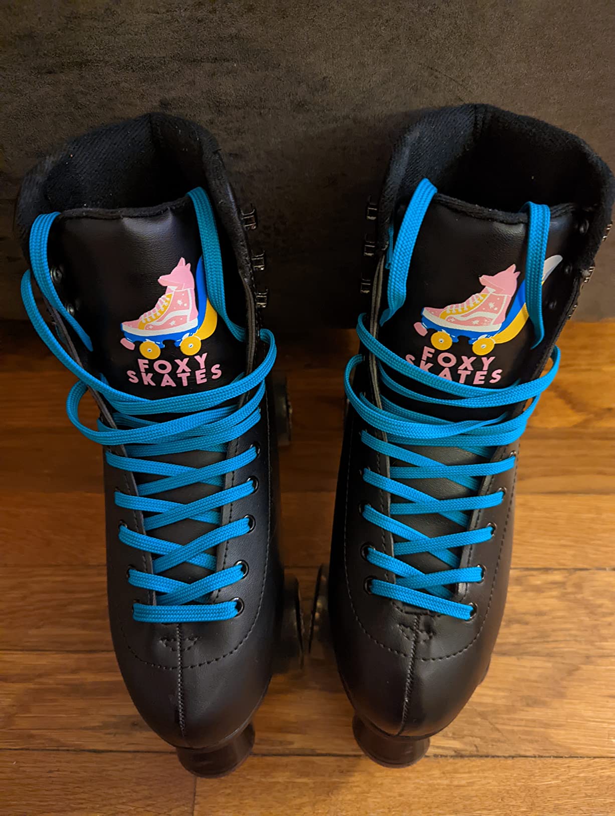 13/mo Finance FoxySkate Roller Skates Women, Double Row & 4 Wheels