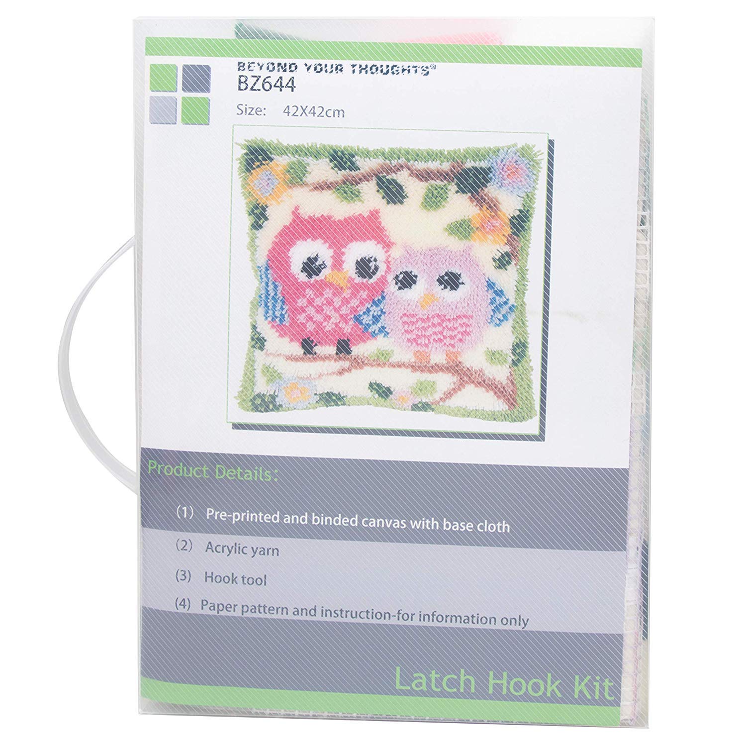 Beyond Your Thoughts 13 Model Latch Hook Kits for DIY Throw Pillow