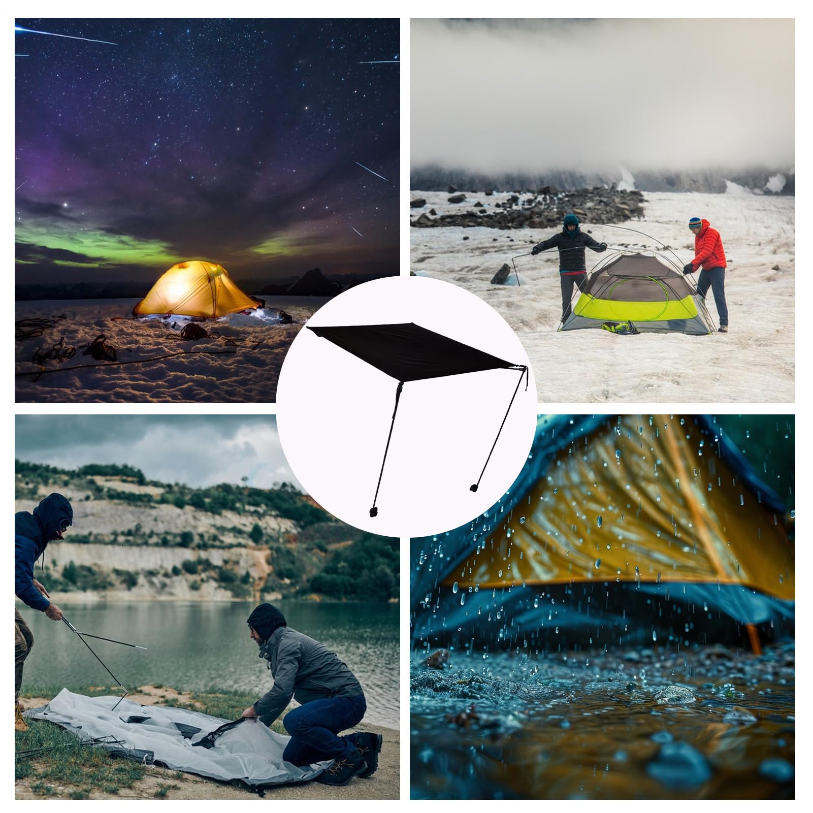 Baldachin für Gartenstühle - Faltbares Campingboot | Tragbarer, schwerer Solar-Hüttenschirm, Gartenstuhl Shelter für Lounge für Erwachsene für Angelreisen