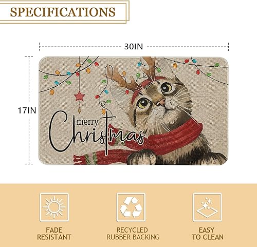 Miniatura 10 de Roszwtit Tapete de puerta de primavera y verano, 30 x 17 pulgadas, no se permiten recolecciones, gnomo, cactus y gnomo, tapete divertido para