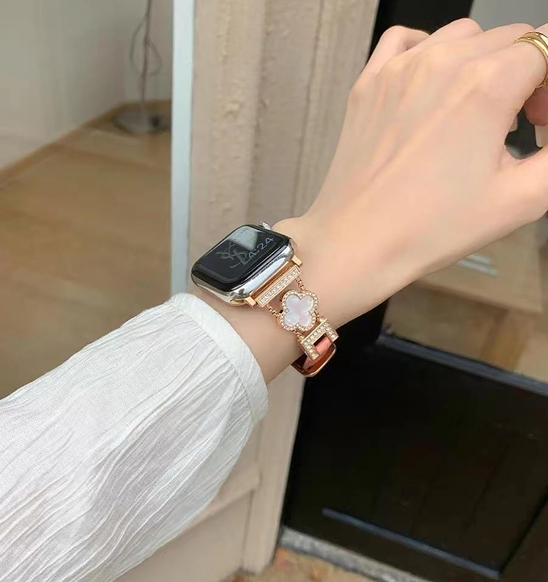 Amazon.co.jp: コンパチブル Apple Watch バンド本革 レザー アップル 