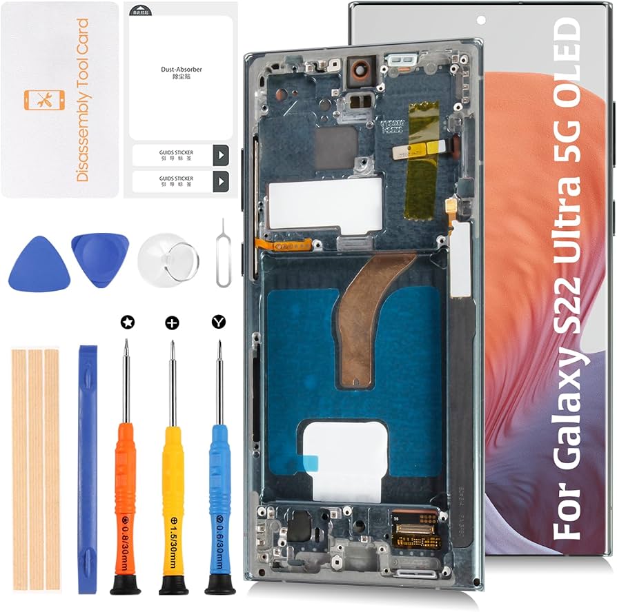 Amazon.com: Olivechard AMOLED for Samsung Galaxy S22 Ultra 5G