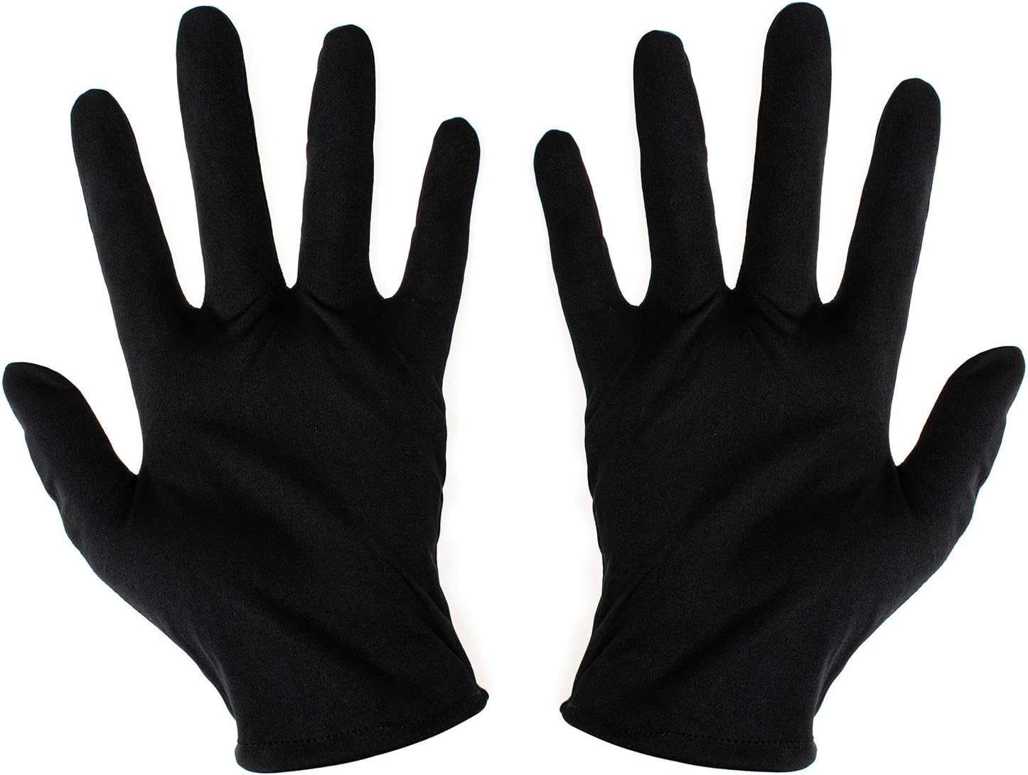 Joy Join Skeleton Gloves Skull Fancy Dress Accessory for Women and Kids Halloween Party Costume Gloves Black