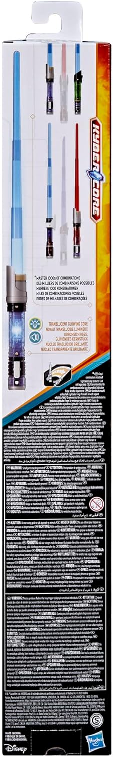 STAR WARS Lightsaber Forge Kyber Core Ezra Bridger, Official Blue Electronic Lightsaber, Use Costumes, Toys for Boys & Girls Ages 4+ - Image 5