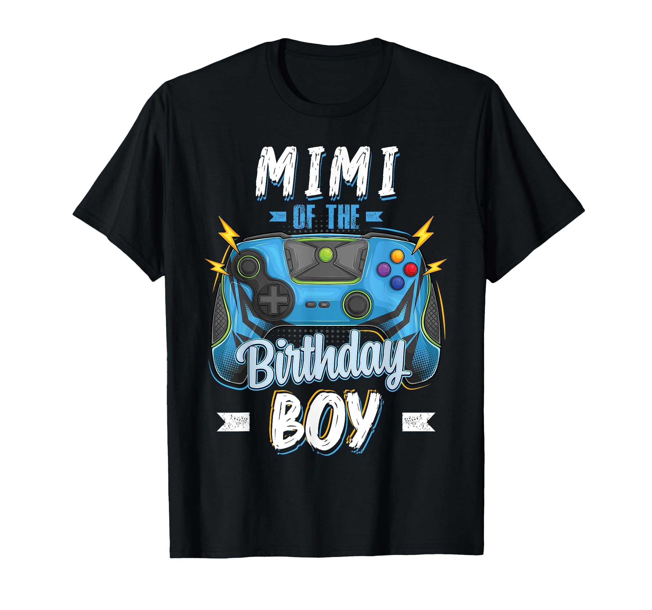 Mimi of the Birthday Boy Matching family Video Gamer party T-Shirt