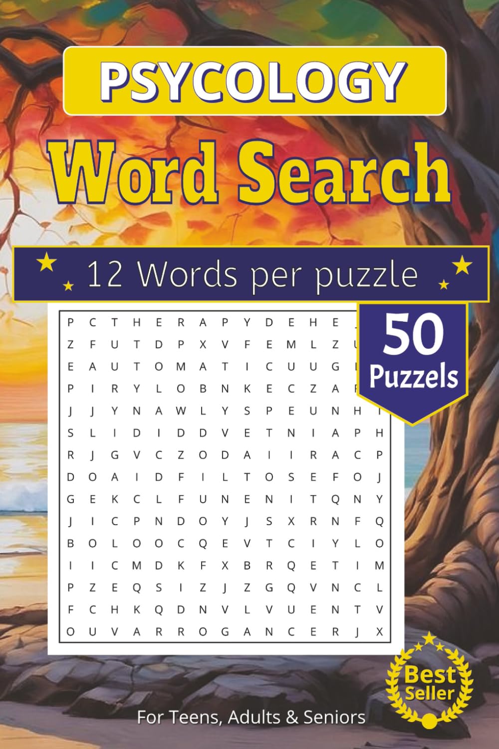 Psychology Word Search Puzzle Book: Psychology Word Search Puzzles for Students and Enthusiasts: Concepts, Theories, and Famous Psychologists | Brain Games for Stress Relief and Mental Focus