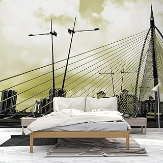 SIGNFORD Wall Mural Famous Building Removable Wallpaper Wall Sticker for Bedroom Living Room - 100x144 inches
