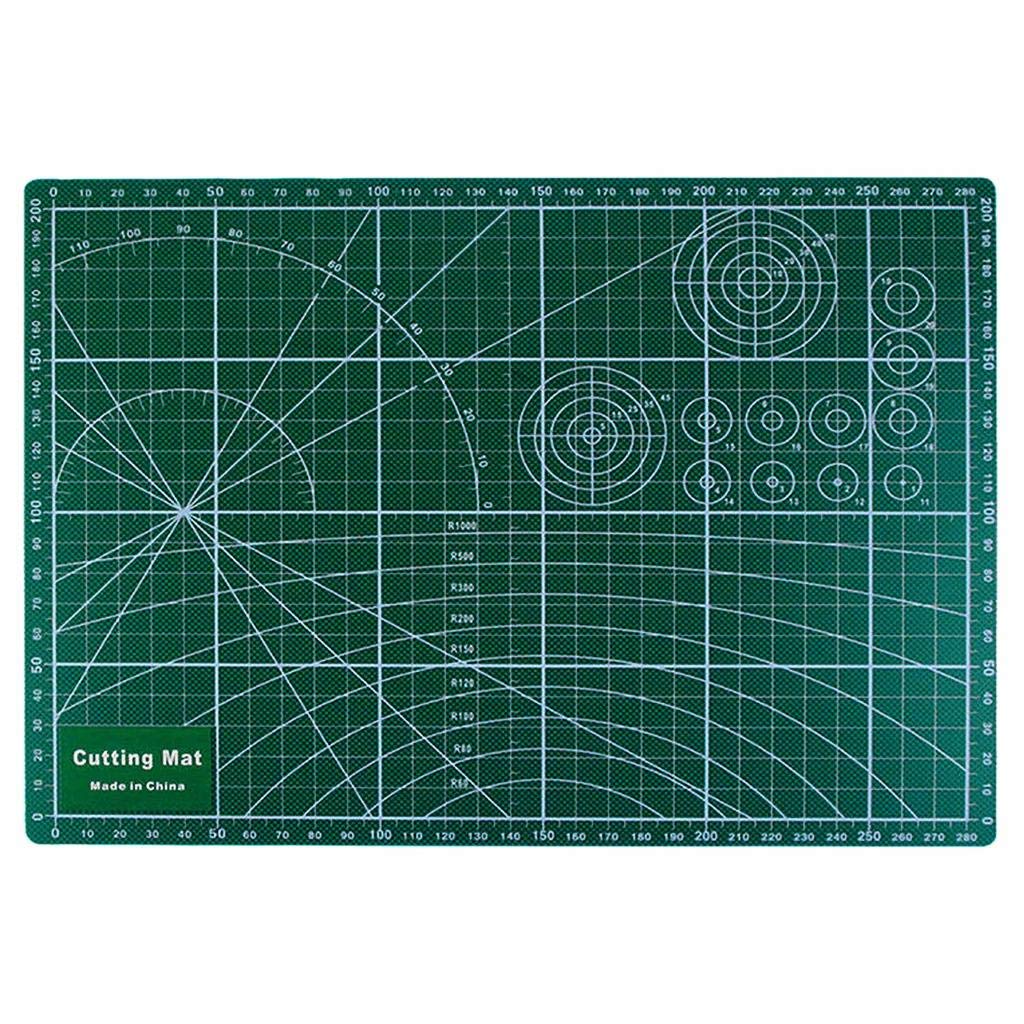 Vanproo PVC Cutting Mat A4 Durable Self-Healing Cut Pad Patchwork Tools, Self Healing Cutting Double-Sided Rotary Mat Non-Slip Thick 9" x 12"