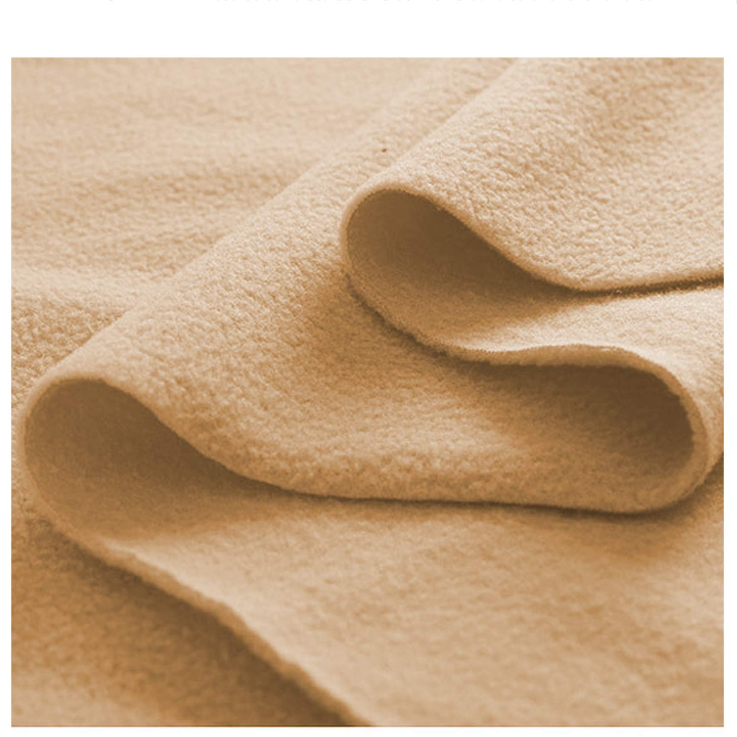 Fabrics King Online Beige Antipil Polar Fleece Fabric, Warm Soft Pile, Patchwork Polyester Plush Fleece Cloth For Diy Dress Craft | 58" (147Cms) Wide | Same Day Dispatch | Sold By The Metre