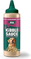 Jinx Beef Bone Broth Kibble Sauce for Dogs - Natural Flavor Booster Topper, No Fillers, Picky Eater Approved 12oz