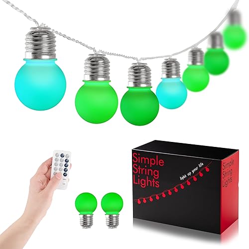 HelloDot - Guirnalda de luces de globo grande rosa, 26 pies, 30 bombillas LED, alimentada por USB para interiores y exteriores, hogar, dormitorio, HelloDot - Guirnalda de luces de globo grande rosa, 26 pies, 30 bombillas LED, alimentada por USB para interiores y exteriores, hogar, dormitorio,