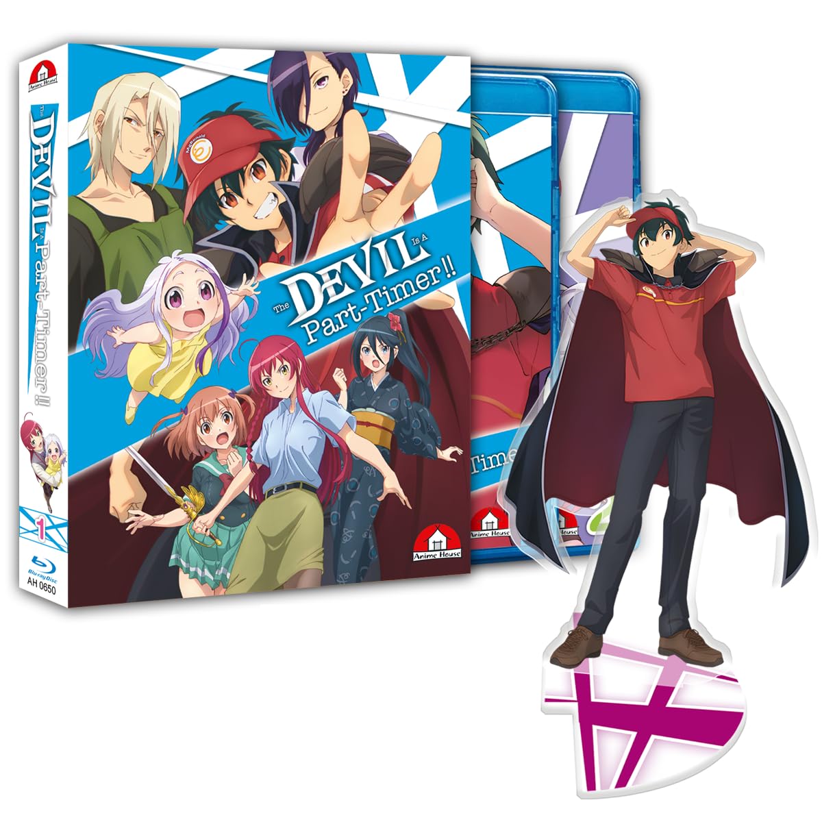 Devil is a Part-Timer Staffel 2 Blu-ray Collector's Edition, Folgen 1-24 + Bonus-Episode, 2 Boxen mit Schuber, Booklets, Wendecover, Acrylaufsteller, 625 Min.