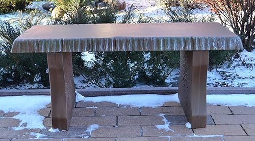 Miniatura 2 de SvitMolds Juego de 3 piezas de molde de hormigón banco de jardín banco superior largo 40 "2 piezas patas patio al aire libre patio, jardín, césped