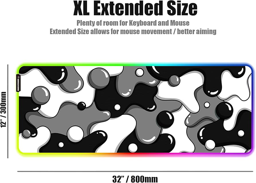 Kraken XL ガラスマウスパッド - ドリップエディション Amazon.co.jp