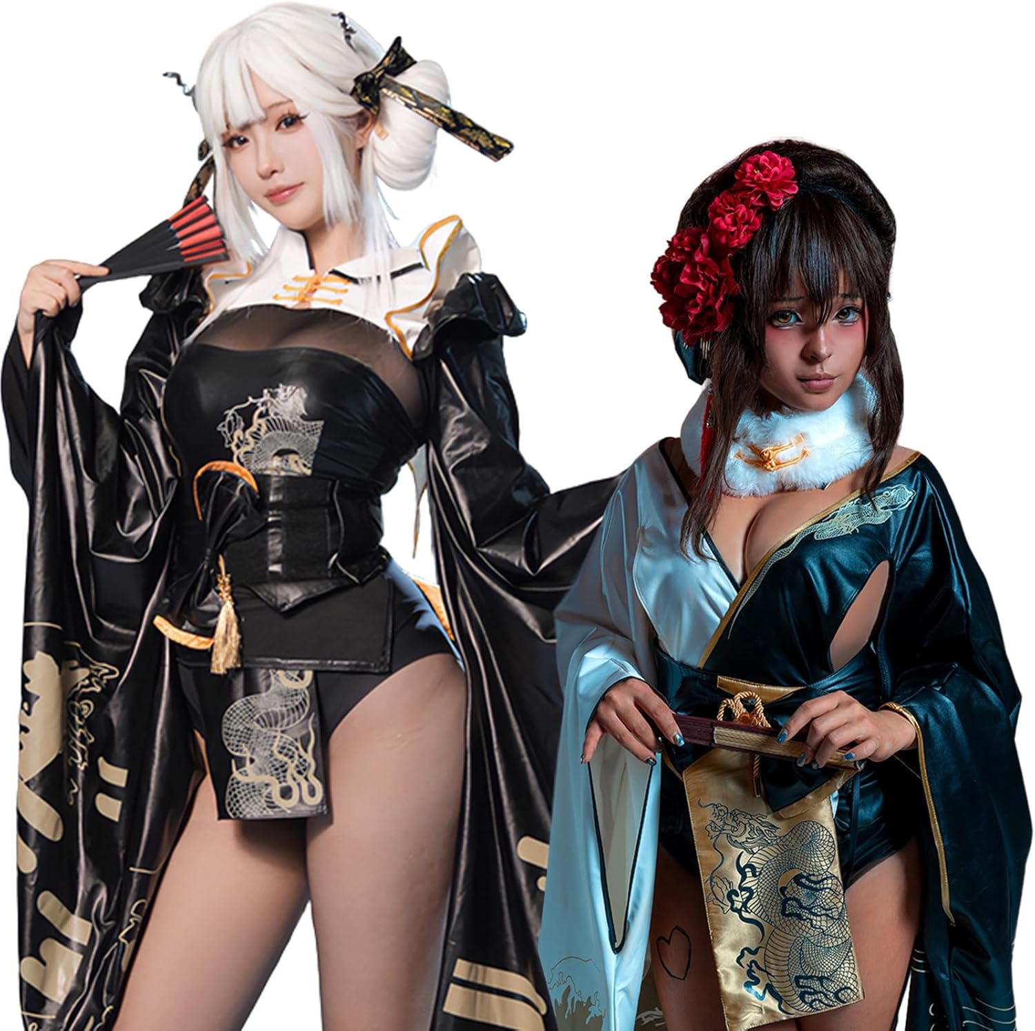 Amazon.co.jp: [Plazhen] 勝利の女神:NIKKE ニケ 黒ウサギ ノワール/白 