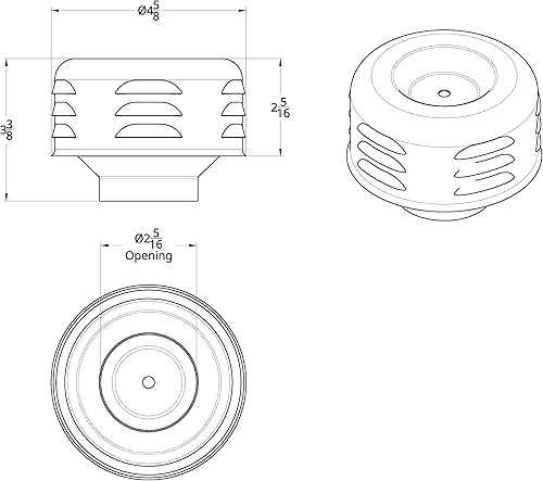 Miniatura 3 de United Pacific Industries C5035 Purificador de aire (Enrutado)