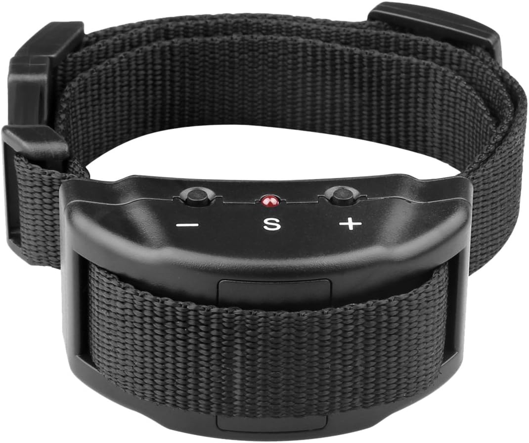 Petiner Meinaier Bark Collar, No Bark Shock Collar for Small, Large, Medium Dog, No Pain Shock, 7 Adjustable Sensitivity Levels, Anti-Bark Vibration Training Collar