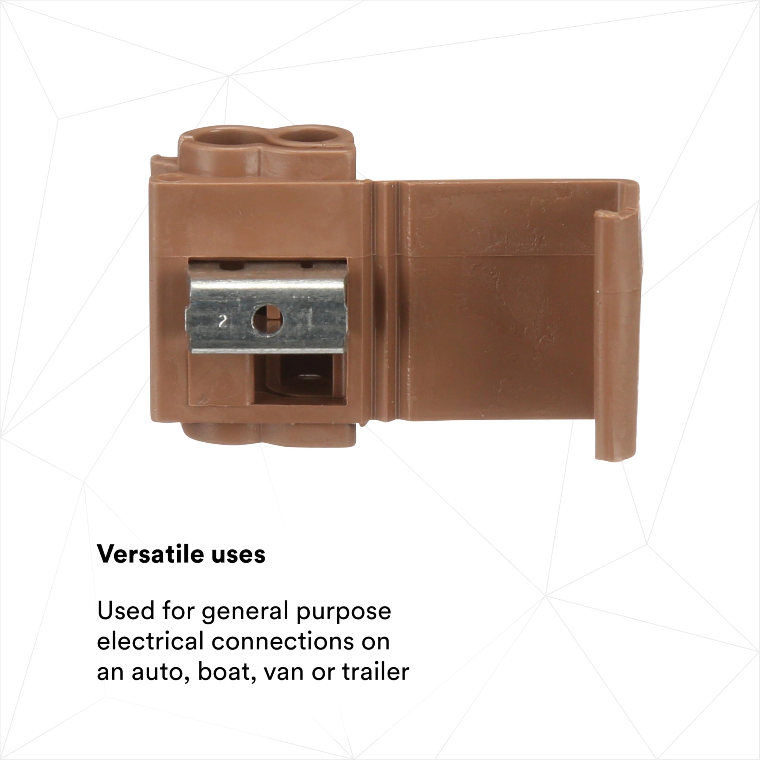 3M Electrical IDC 567-Pouch, Run and Tap, Brown, 18-14 Awg (Tap), 12-10 Awg (Run), 100 per pouch