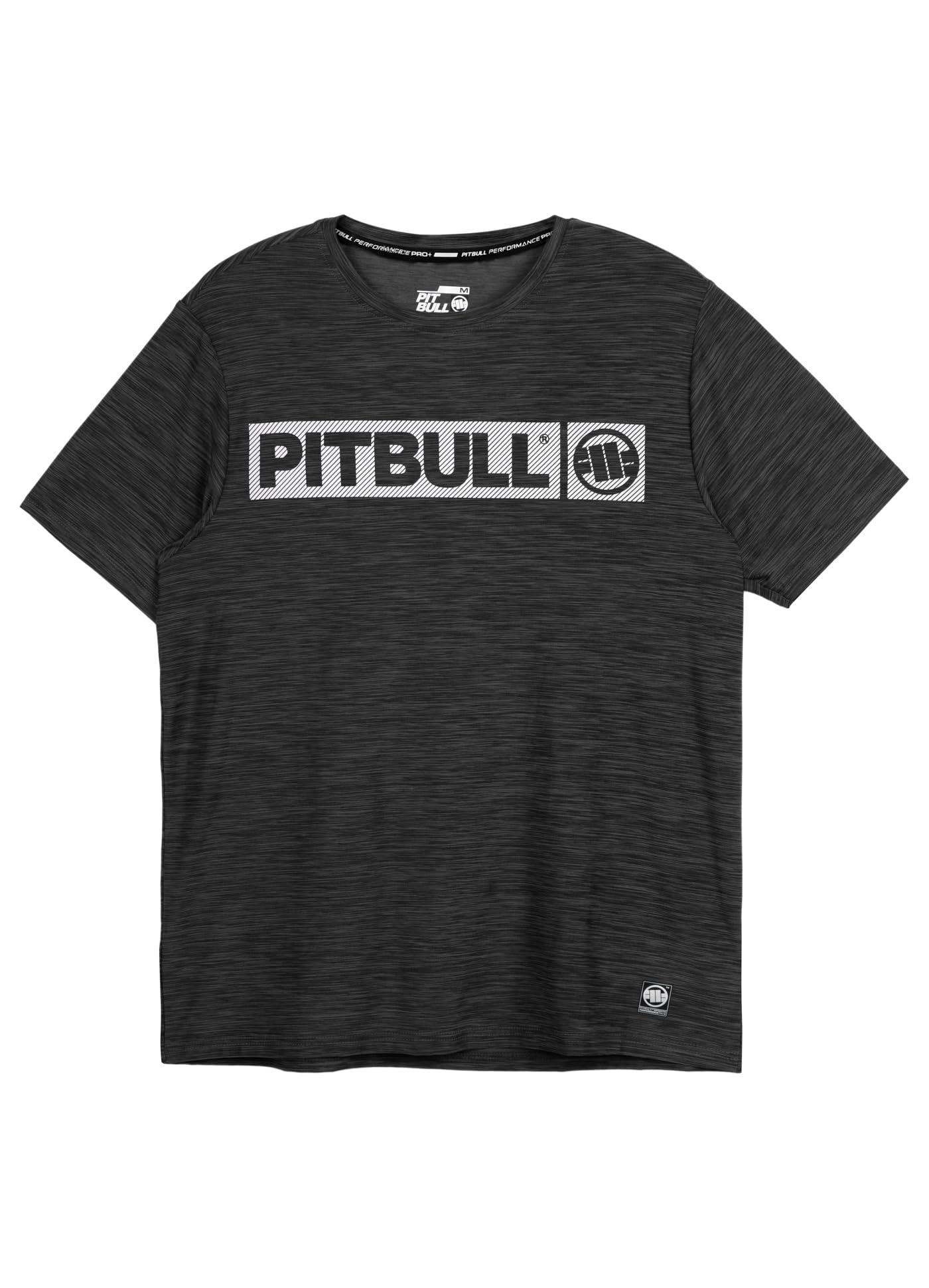 PITBULL Camiseta deportiva para hombre Hilltop Performance Pro+ 190 g/m², transpirable, de secado rápido, elástica, para fitness y entrenamiento, camiseta deportiva