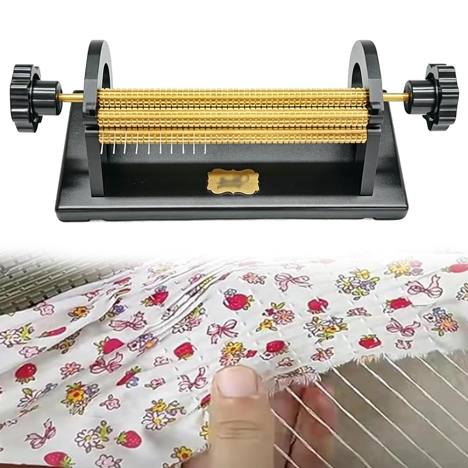 Smocking - Máquina de coser plisada, cercanía y profundidad ajustables, caja trasera plisada de tela y aguja especial, espacio de puntada de 0.2 pulgadas, para costura de disfraces y manualidades, 24