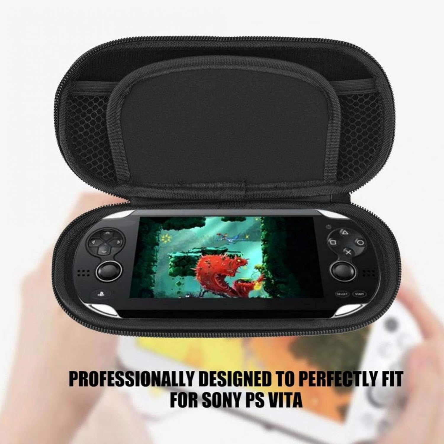 驚きの値段で Ps Vita用収納ケース Psvita用保護ハードケースカバー防水耐衝撃収納トラベルバッグトラベルキャリングケースsonypsvita用ポーチバッグ Black Lcoo Edu In