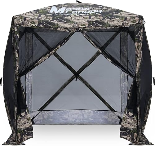 Miniatura 14 de MASTERCANOPY Tienda de campaña desplegable de 10x10 pies - Tienda de pantalla instantánea con mosquitero, montaje rápido, toldo de pantalla para