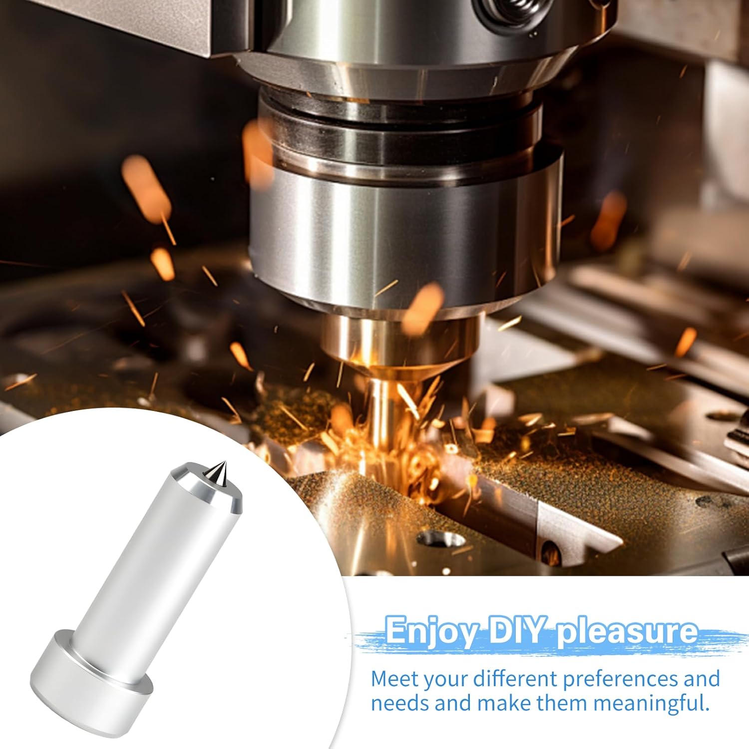 Premium Carbide Steel Engraving Tip, Engraving Tool for Cricut Joy/Joy Xtra Cutting Machine, for Engraving Designs on Soft Metals, Leather, Acrylic, Plastic and Crafters Add Unique Engraved Elements