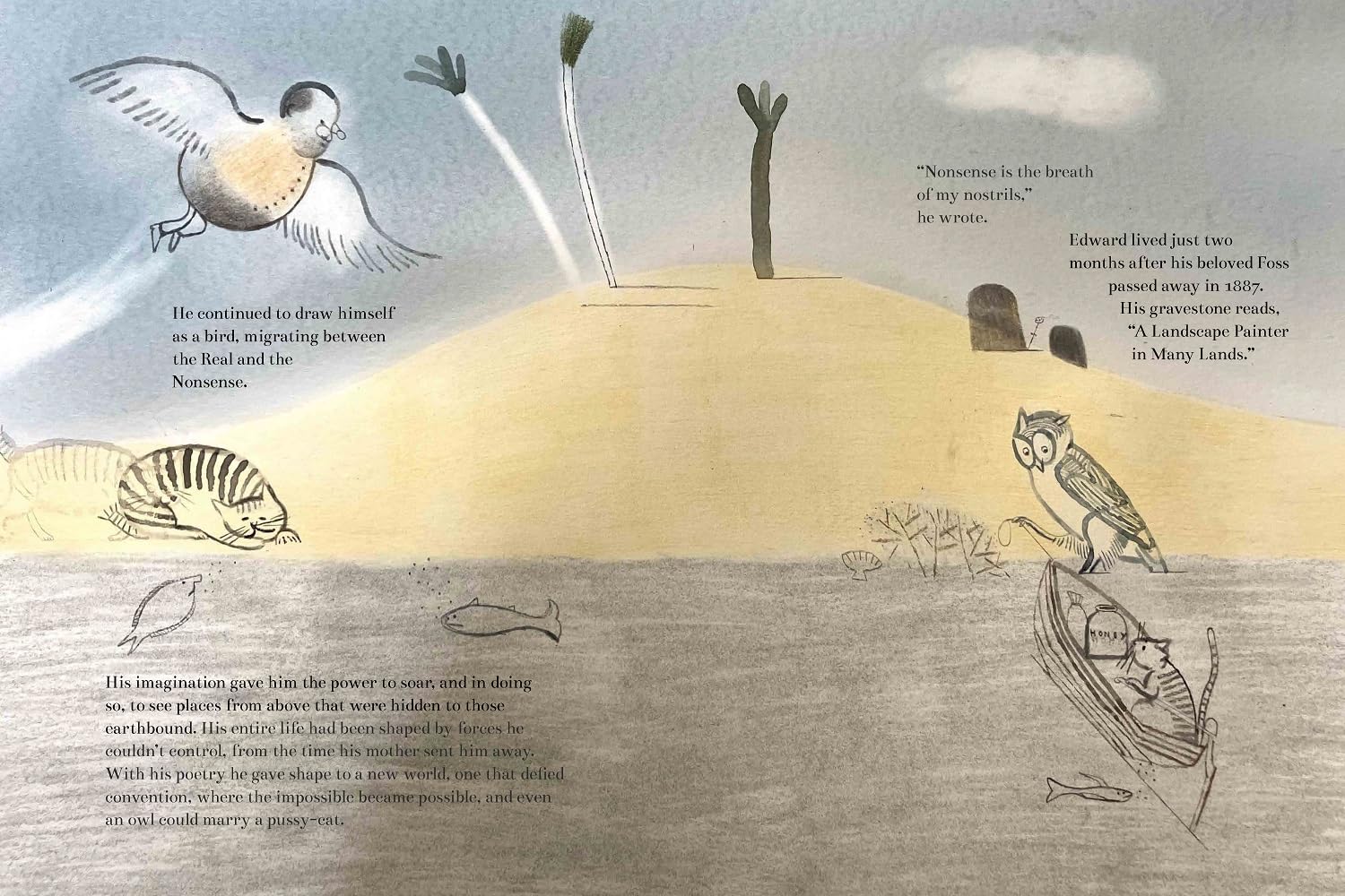 The Boy Who Became a Parrot: A Foolish Biography of Edward Lear, Who Invented Nonsense