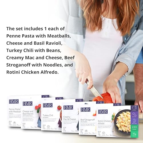 Miniatura 20 de HMR Ultimate Entree Variety Pack, 16 comidas diferentes, 7-8 onzas. Porciones, 16 comidas