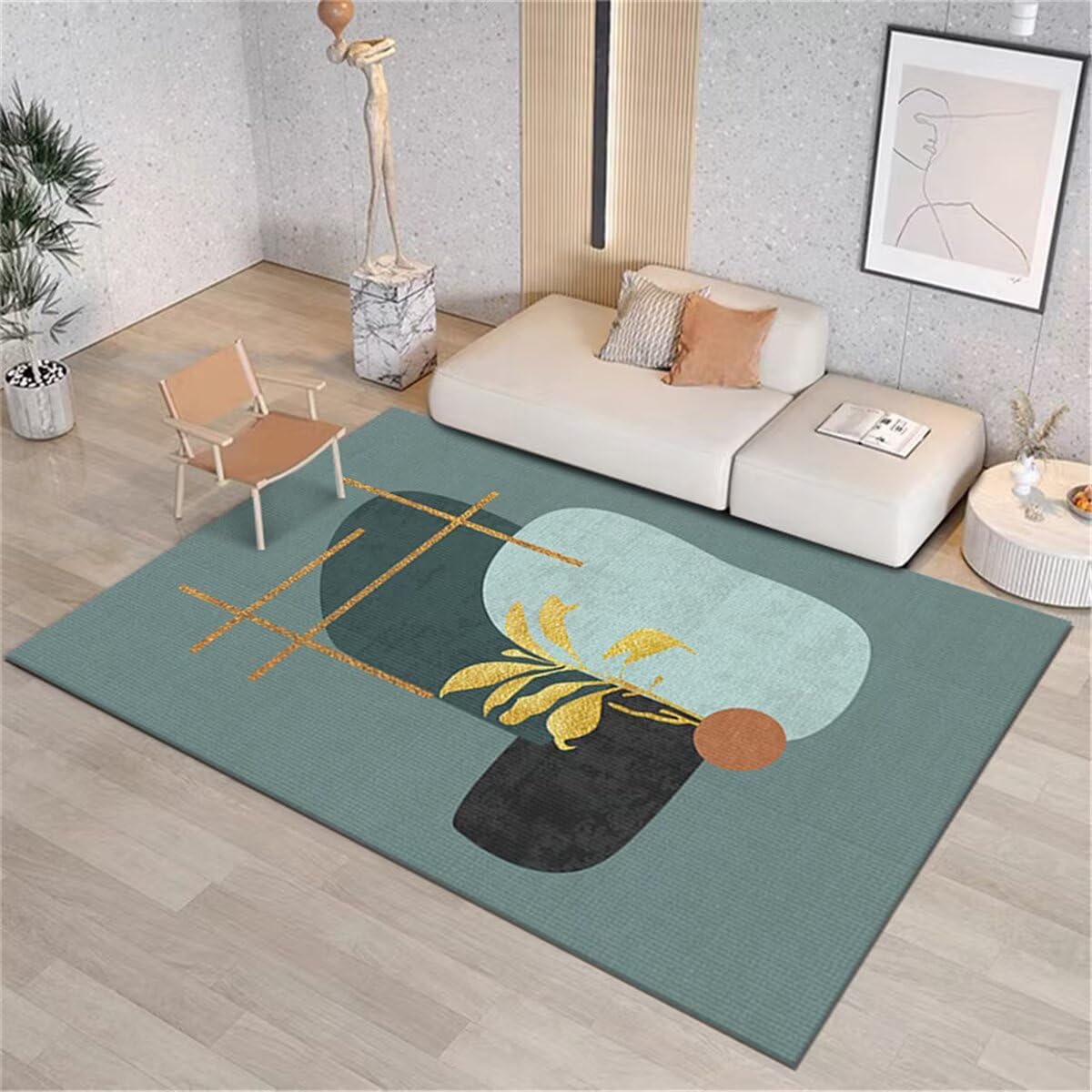 Tapis lavable en machine et antidérapant 60x120 cm pour chambre enfant