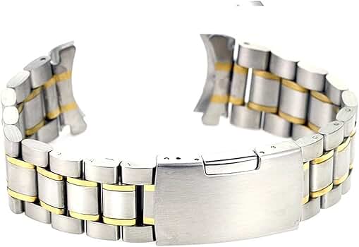 ゴールド 金属ベルト 時計 ダイヤモンド風 Amazon.co.jp: 腕時計 交換用 ベルト 18mm ステンレススチール