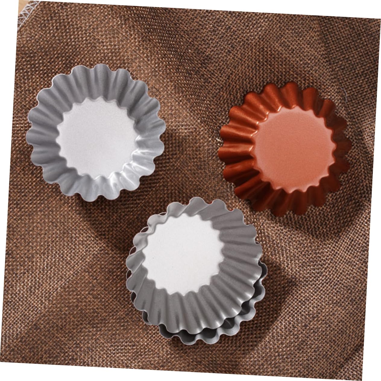 Cabilock Lot De 4 Moules À À Pudding Multifonctions Pour Muffins 6 Pièces X 4