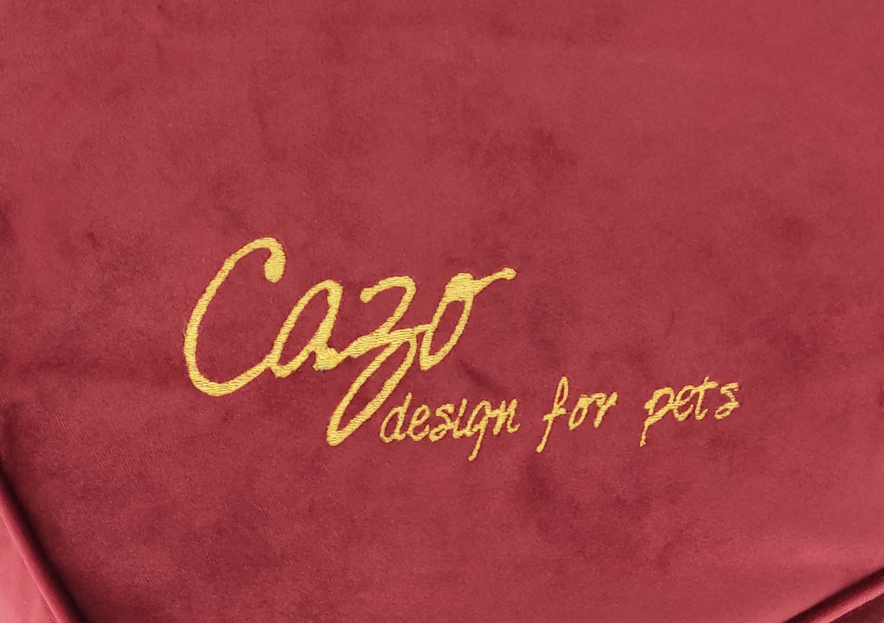 Bett Matratze CAZO Milan für Hund oder Katze 90 x 75 x 15 cm, Größe L, Burgund, L4005/C