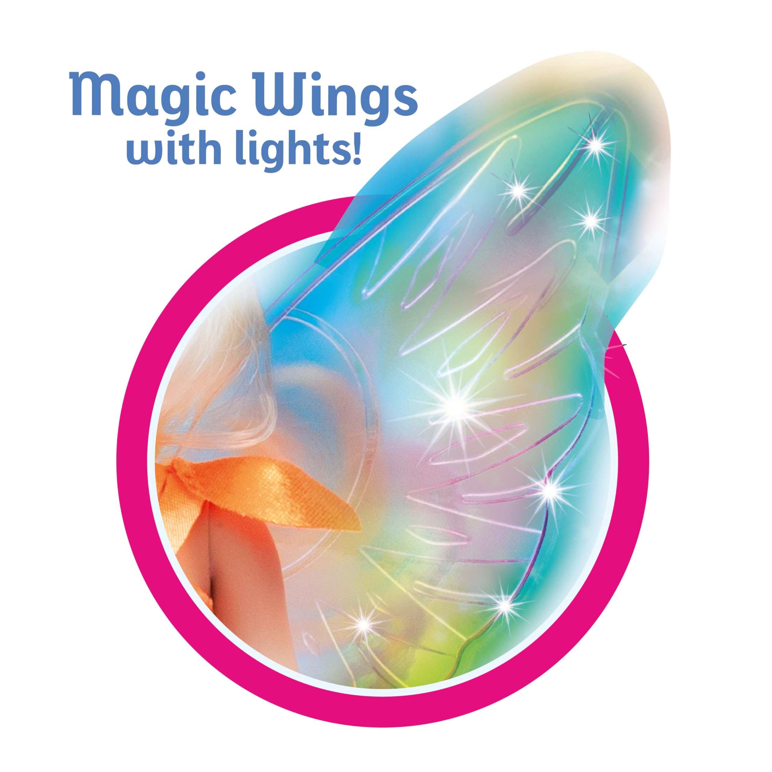 Winx Club Bloom Puppe Mit Leuchtenden Flügeln - 27 Cm Große Fee Mit Glitzer-Outfit & Interaktiver Beleuchtung, Ab 4 Jahren