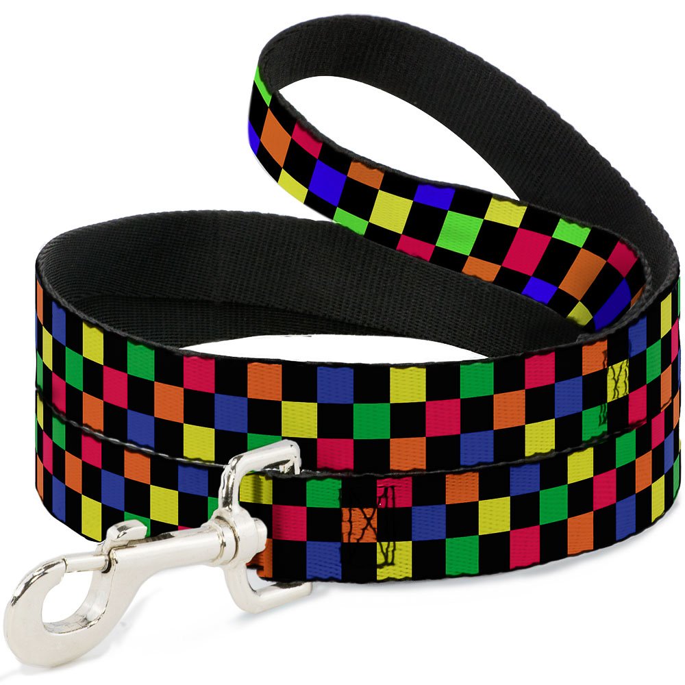 Laisse pour chien Buckle Down Dl-w30309-w large résistante motif checker