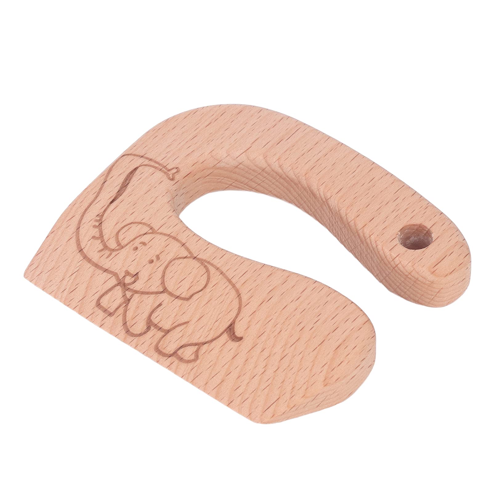 Qcwwy Tritatutto da cucina per bambini, coltello in legno per bambini, design ergonomico ecologico, motivo animale, dimensioni compatte per 2-8 anni, educazione precoce